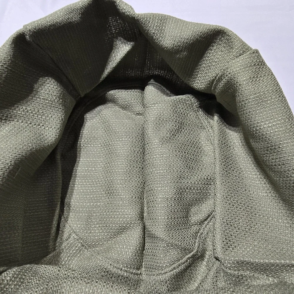 Longaberger Round Potluck‎ Basket Liner-Sage Fabric